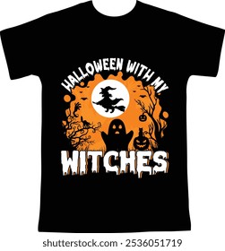 Halloween T-shirt designs for Witcher fans blend eerie themes with iconic Witcher symbols. Expect dark, mystical elements and famous quotes, perfect for spooky season lovers!