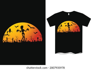 Halloween T-Shirt Graphic Vector Design