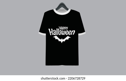 Halloween T-Shirt Mock-Up design 2022.