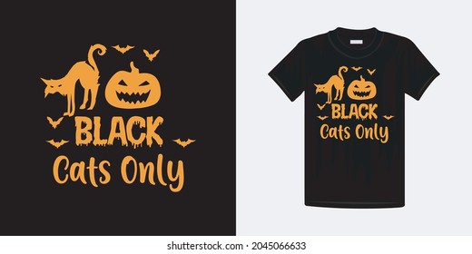 Halloween t-shirt new design template. Halloween best lettering typography vector design.