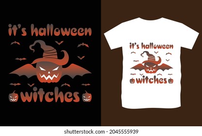 Halloween t-shirt unique vector design 