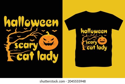 Halloween t-shirt unique vector design 