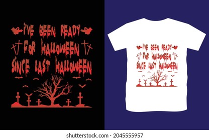 Halloween t-shirt unique vector design 