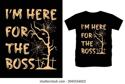 Halloween t-shirt unique vector design 
