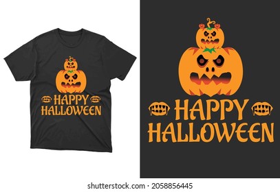 Halloween T-Shirt Vector Design, Halloween Pumpkin Face Shirt, Halloween Party Family T-Shirt, Family Halloween Party Shirts, Pumpkin Shirt,