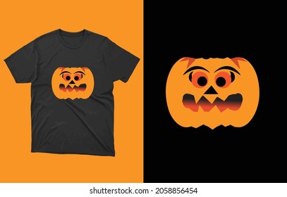 Halloween T-Shirt Vector Design, Halloween Pumpkin Face Shirt, Halloween Party Family T-Shirt, Family Halloween Party Shirts, Pumpkin Shirt,