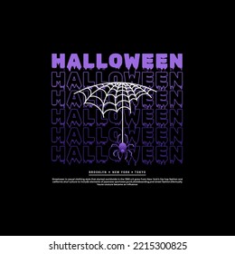 Halloween t-shirts design in streetwear style