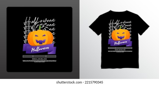Halloween t-shirts design in streetwear style