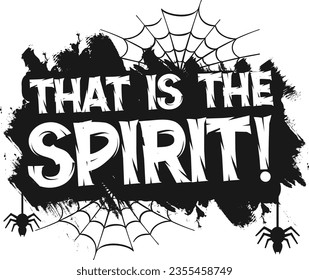 Halloween Type design That is the Spirit!