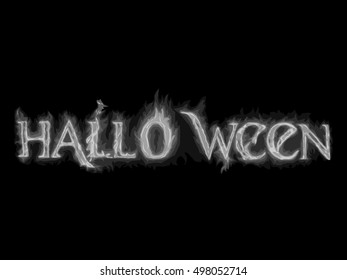 Halloween typography