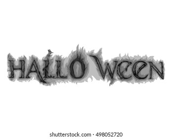 Halloween typography