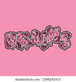 halloween typography art design for decoration