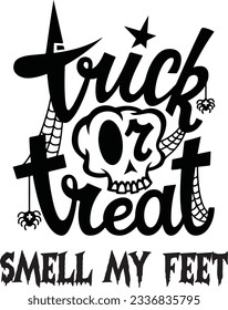 
Halloween Typography Design. Printing For T shirt, Banner, Poster etc.