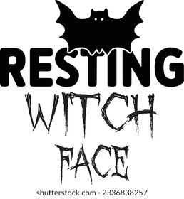 
Halloween Typography Design. Printing For T shirt, Banner, Poster etc.