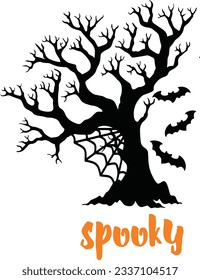 

Halloween Typography Design. Printing For T shirt, Banner, Poster etc.