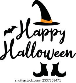 
Halloween Typography Design. Printing For T shirt, Banner, Poster etc.
