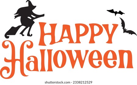 Halloween Typography Design. Printing For T shirt, Banner, Poster etc.