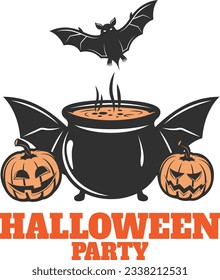 Halloween Typography Design. Printing For T shirt, Banner, Poster etc.