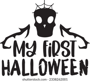 
Halloween Typography Design. Printing For T shirt, Banner, Poster etc.
