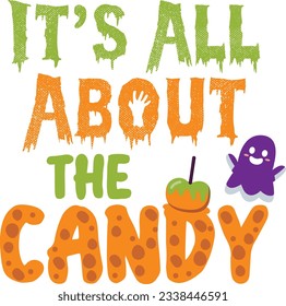 
Halloween Typography Design. Printing For T shirt, Banner, Poster etc.