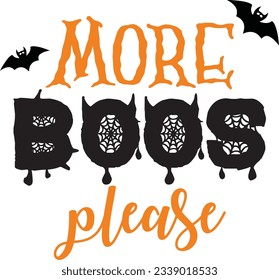 
Halloween Typography Design. Printing For T shirt, Banner, Poster etc.