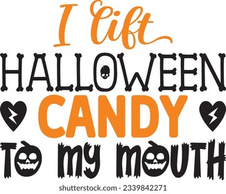 
Halloween Typography Design. Printing For T shirt, Mug, Banner, Poster etc.