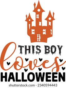 
Halloween Typography Design. Printing For T shirt, Mug, Banner, Poster etc.