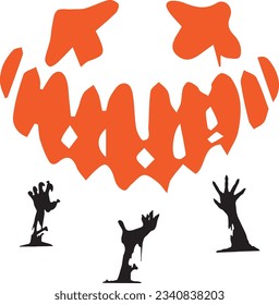 
Halloween Typography Design. Printing For T shirt, Mug, Banner, Poster etc.