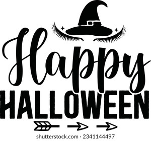 

Halloween Typography Design. Printing For T shirt, Mug, Banner, Poster etc.
