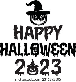 
Halloween Typography Design. Printing For T shirt, Mug, Banner, Poster etc.