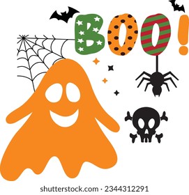 
Halloween Typography Design. Printing For T shirt, Mug, Banner, Poster etc.
