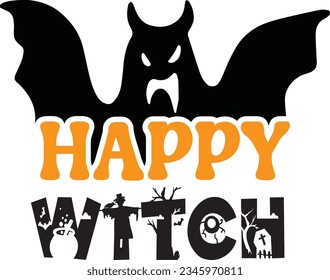 
Halloween Typography Design. Printing For T shirt, Mug, Banner, Poster etc.
