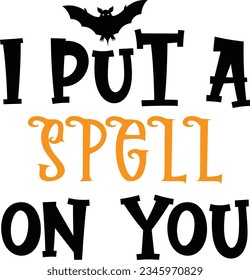 
Halloween Typography Design. Printing For T shirt, Mug, Banner, Poster etc.
