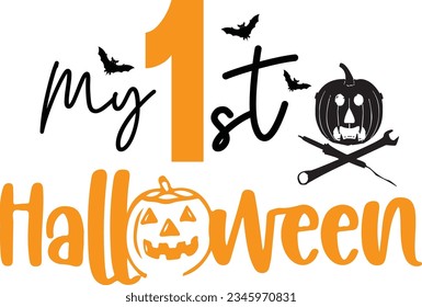 
Halloween Typography Design. Printing For T shirt, Mug, Banner, Poster etc.
