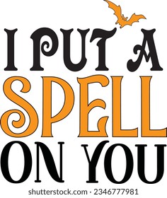 
Halloween Typography Design. Printing For T shirt, Mug, Banner, Poster etc.
