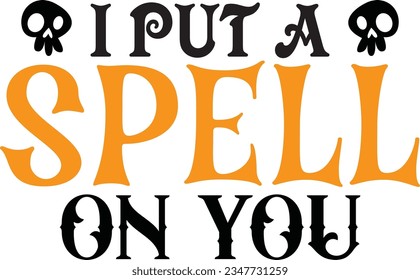 
Halloween Typography Design. Printing For T shirt, Mug, Banner, Poster etc.
