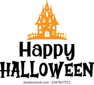 
Halloween Typography Design. Printing For T shirt, Mug, Banner, Poster etc.