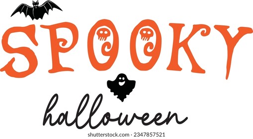 
Halloween Typography Design. Printing For T shirt, Mug, Banner, Poster etc.