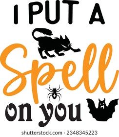 

Halloween Typography Design. Printing For T shirt, Mug, Banner, Poster etc.
