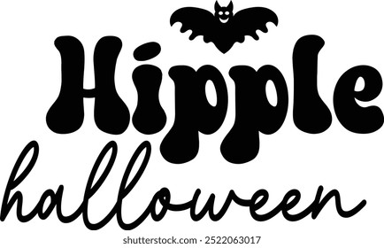 

Projeto de tipografia de Halloween. Impressão para camiseta, suéter, caneca, banner, cartaz etc.