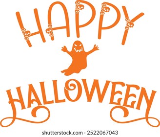 
Halloween Typography Design. Printing For Tshirt, Sweatshirt, Mug, Banner, Poster etc.