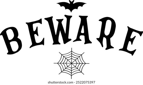 
Projeto de tipografia de Halloween. Impressão para camiseta, suéter, caneca, banner, cartaz etc.