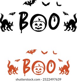 
Halloween Typography Design. Printing For Tshirt, Sweatshirt, Mug, Banner, Poster etc.