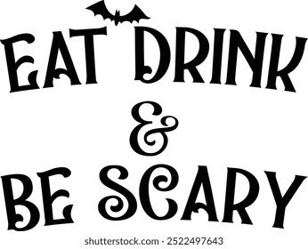 
Halloween Typography Design. Printing For Tshirt, Sweatshirt, Mug, Banner, Poster etc.