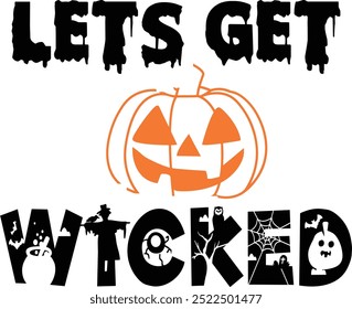 
Halloween Typography Design. Printing For Tshirt, Sweatshirt, Mug, Banner, Poster etc.