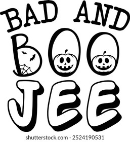 
Halloween Typography Design. Printing For Tshirt, Sweatshirt, Mug, Banner, Poster etc.