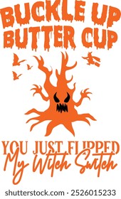 
Halloween Typography Design. Printing For Tshirt, Sweatshirt, Mug, Banner, Poster etc.