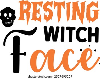 
Halloween Typography Design. Printing For Tshirt, Sweatshirt, Mug, Banner, Poster etc.