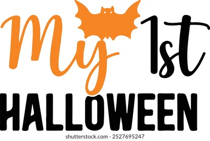 
Halloween Typography Design. Printing For Tshirt, Sweatshirt, Mug, Banner, Poster etc.