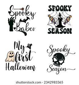 Halloween-Typografie-Design, Scary, Skull, Halloween-T-Shirt, Horror, Albtraum, Geist, Vampire, Kürbis, Haus, Herbst, Gejagt, Bauch, Halloween Hand, Spinne, Bat, Eule, Zauberer, Halloween, 